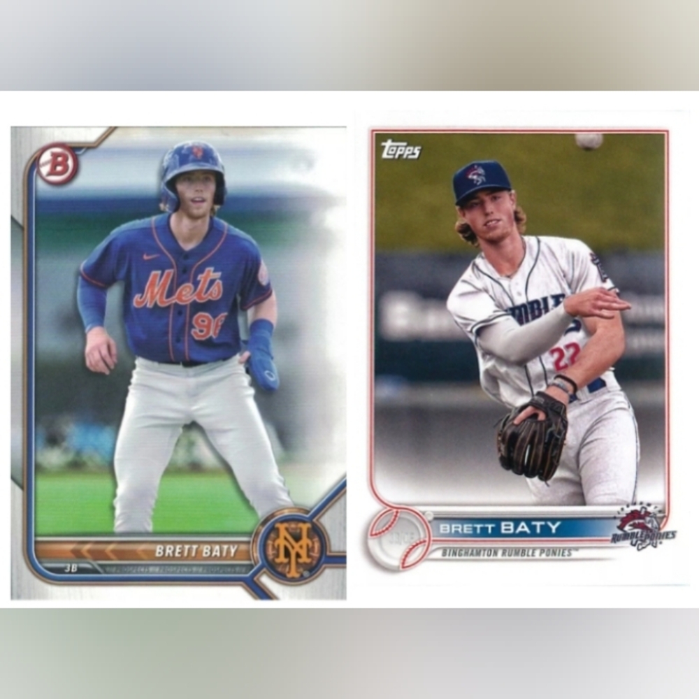 Brett Baty ⚾ MLB Baseball Trading Cards Lot 🔥 New York Mets